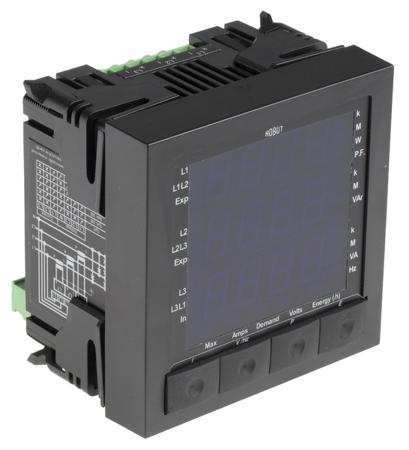 M850-MP1 HOBUT  , LED Digital Panel Multi-Function Meter for Current, Frequency, Power, Voltage, 96mm x 96mm
