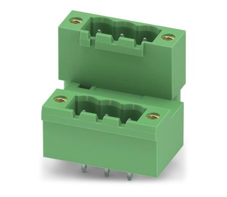 1846098 Phoenix Contact, 5.0mm Pitch, MDSTBV 2.5/ 3-GF, 3 Way, Pluggable Terminal Block, Header, Solder Termination,