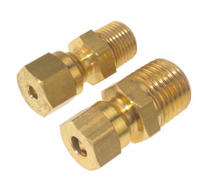262-3257 Straight Thermocouple Compression Fitting for Use with Thermocouple Probes, 1/8 BSPP, 6mm Probe