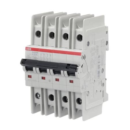 2CDS274337R0607 ABB SU200 M MCB, 4P, 63A Curve K, 240V AC, 15 kA Breaking Capacity