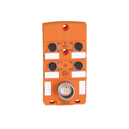 EBC004 ifm electronic EBC Series Sensor Box, M12, 4 port