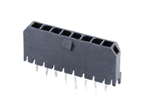 43650-0815 Molex 43650 Series Vertical Through Hole PCB Header, 8 Contact(s), 3 mm Pitch, 1 Row, Shrouded