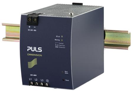 XT40-242 PULS X Series DIN Rail Power Supply, 400V ac Input, 24V dc Output, 40A Output, 960W