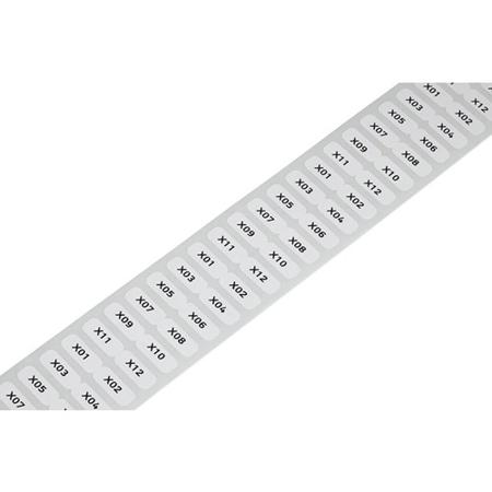 210-805/000-002 WAGO Yellow Adhesive Printer Label, Pack of 3000EA