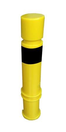 204-1811 RS PRO Black, Yellow Shape Memory Protective Post 100mm 100mm