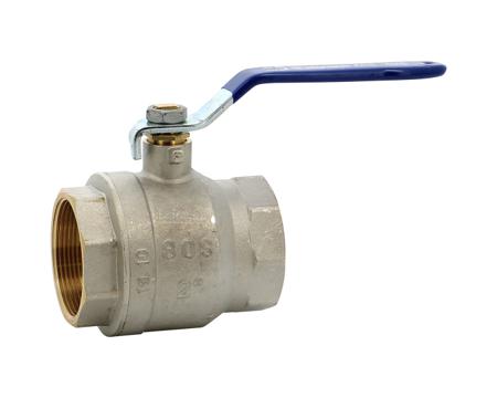 508007 Sferaco Nickel Plated Brass Ball Valve, Ball Valve, Threaded, BSP 1 1/4in, 40bar Operating Pressure