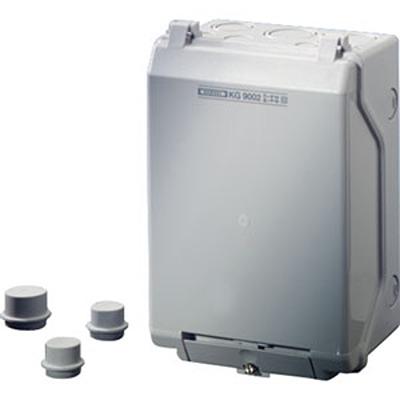 KG 9002 IN HENSEL KG Series Grey Polystyrene Junction Box, IP55, IP66, 95 x 133 x 205mm