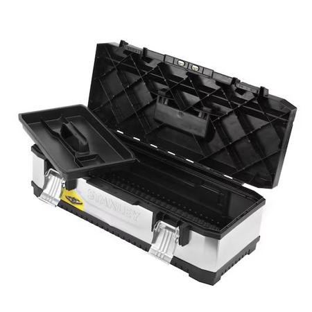 1-95-620 Stanley ABS Tool Box dimensions 661 x 284 x 221mm