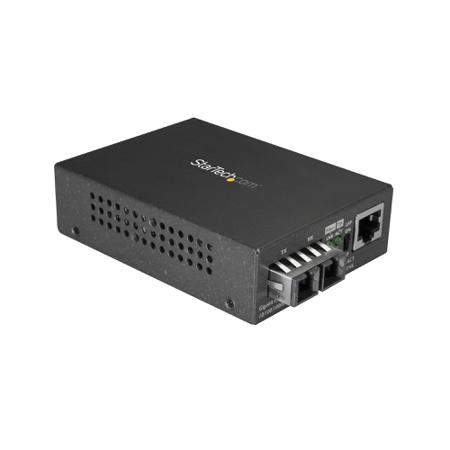 MCMGBSCMM055 StarTech.com RJ45, SC Media Converter, Multi Mode, 10/100/1000Mbit/s, Full Duplex 550m