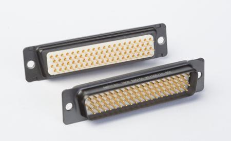 M24308/24-67F Amphenol India M24308 15 Way Panel Mount D-sub Connector Male to Female, 2.21mm Pitch, with 4-40 Screw Locks