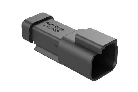 AT04-2P-P060 Amphenol Industrial, AT Automotive Connector Plug Black 2 Way