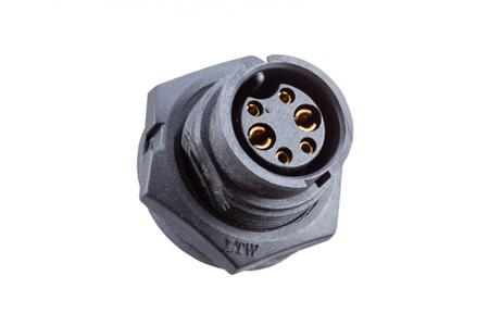 BD-02PMFS-LC7001 Amphenol Connector, 2 contacts Panel Mount Socket, Solder IP67