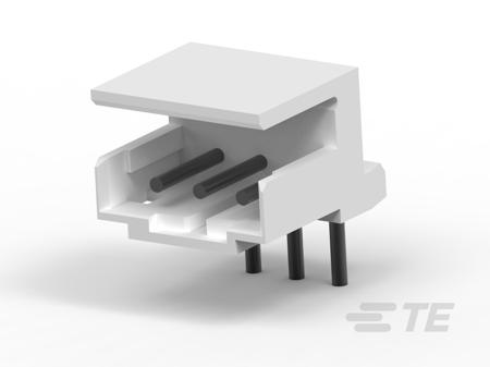292250-3 TE Connectivity AMP CT Series Right Angle PCB Mount PCB Header, 3 Contact(s), 2mm Pitch, 1 Row(s), Shrouded