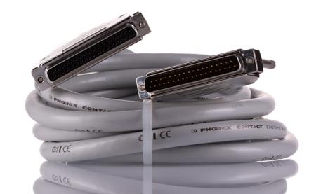 2302230 Phoenix Contact Female 37 Pin D-sub to Male 37 Pin D-sub Serial Cable, 3m PVC