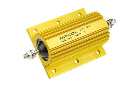 HS200 4R7 J Arcol, 4.7Ω 200W Wire Wound Chassis Mount Resistor  ±5%