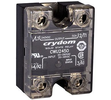 CWU2450-10 Sensata Crydom CW24 Series Solid State Relay, 50 A Load, Panel Mount, 280 V ac Load, 48 V dc, 280 V ac Control