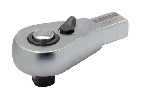 9Q-1/2 Bahco 9Q Series Quick Release Ratchet Ratchet Head With Quick-Release And Rectangular Connector, 77 x 42 x 38 mm, 9 x