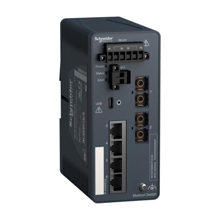 MCSESM063F2CS0 Schneider Electric , Managed 6 Port Network Switch