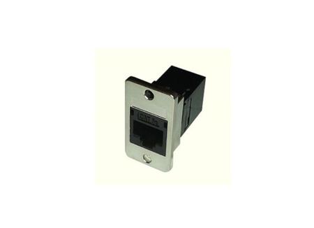 FACK4BKPM-24 TUK Limited FACK Series RJ45 Panel Mount Coupler, Cat5e, Unshielded