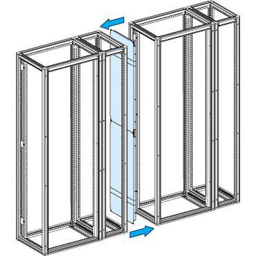 LVS06555 Schneider Electric PrismaSeT Series Metal Cover for Use with PrismaSeT 6300 Enclosure, 500 x 700mm