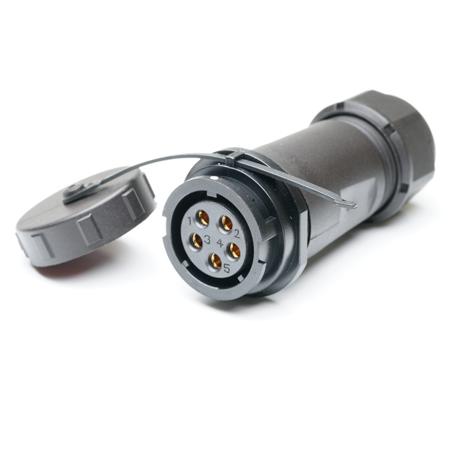 303-947 RS PRO Industrial Circular Connectors, 5 Contacts, In-line, SY21 Connector, Socket, Female, IP67