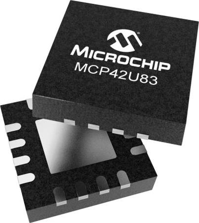 MCP42U83T-503E-7N MCP42U83T-503E/7N, Digital Potentiometer 1024-Position Linear I2C, SPI 16 Pin, VQFN