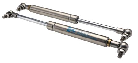 268-7076 RS PRO Stainless Steel Gas Struts, with Ball & Socket Joint, 305.0mm Extended Length, 100.0mm Stroke Length