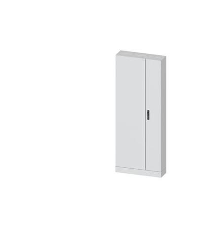 8GK1333-8KN33 Siemens ALPHA Series Steel Double-Door-Door Floor Standing Enclosure, Plain Door Door, IP55, 1950 x 800 x 250mm