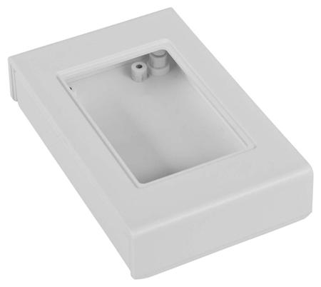 200-6664 RS PRO White Polycarbonate Enclosure, IP40, 108.1 x 69.2 x 24.5mm