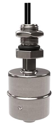 PF2A2050 Celduc PF2A Series Cable Mount Stainless Steel Float Switch, Level Sensor, 5m Cable, 100V ac Max, 100V dc Max