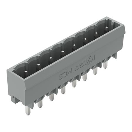 231-168/001-000 WAGO 231 Series Straight Horizontal and Vertical Mount Header, 8 Contact(s), 1.2 mm Pitch, 1 Row, Unshrouded