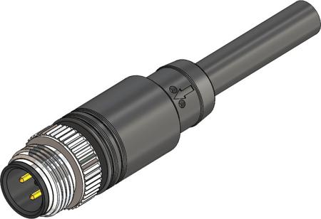 283-4931 RS PRO Straight Male 4 way M12 to Actuator/Sensor Cable, 5m