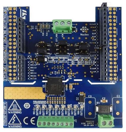 X-NUCLEO-OUT02A1 STMicroelectronics Industrial Digital Output Expansion Board Digital Power for ISO8200AQ for STM32 Nucleo