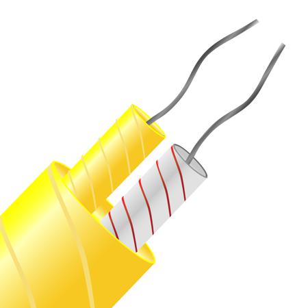 814-0064 Thermocouple & Extension Wire Type K, -60 → +350 °C 2 Core Glass Fibre Sheath 100m