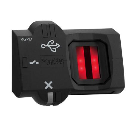 XB5S9B2M12 Schneider Electric Push Button Control Station, Plastic, Black, IP20
