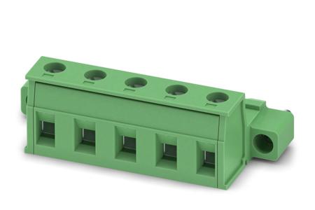 1858905 Phoenix Contact, 7.62mm Pitch, GIC 2.5/ 5-STF-7.62, 5 Way, , Pluggable Terminal Block, Inverted Plug, Cable Mount,