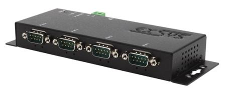 EX-6124-2POE Exsys Serial Device Server, 1 Ethernet Port, 4 Serial Port, Ethernet Interface, 921.6kBd Baud Rate