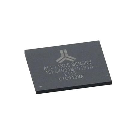 ASFC4G31M-51BIN Alliance Memory NAND 4GByte eMMC Flash Memory 153-Pin FBGA,
