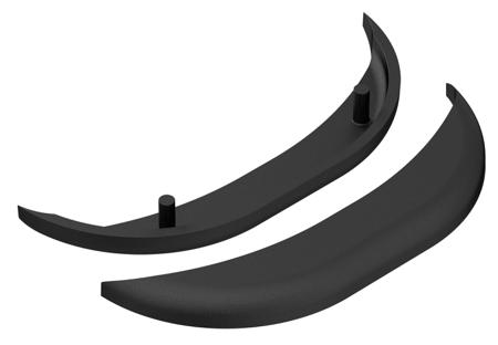 360-029 RS PRO ABS Cover for Use with Enclosure, 25 x 92 x 57mm