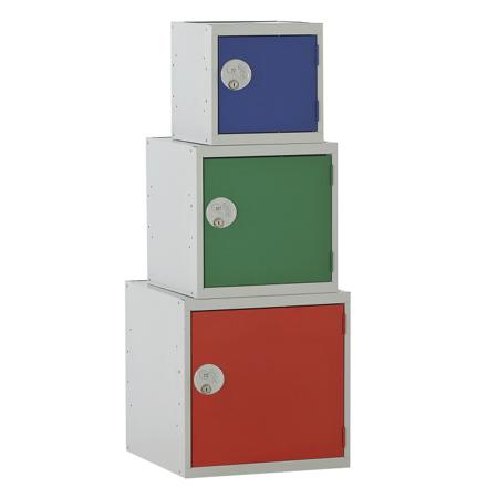 213-976 RS PRO 1 Door No Steel Light Grey Locker, 300 mm x 300 mm x 300mm