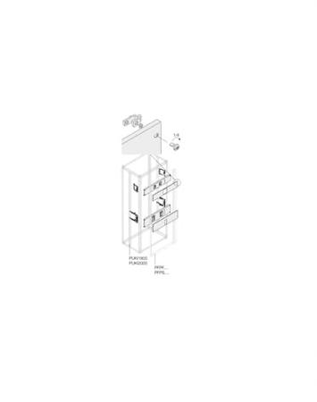 1STQ007807A0000 ABB Pickled Steel Sheet Assembly Kit for Use with Main Distribution Boards, 400 x 200 x 400mm