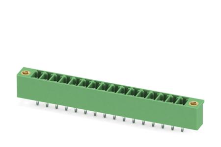 1818326 Phoenix Contact, 3.81mm Pitch, MCV 1.5/16-GF-3.81-LR, 16 Way, Pluggable Terminal Block, Header, Solder Termination,
