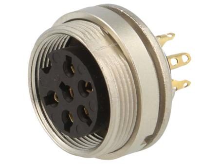 KGV-60 Lumberg KGV Series, 6 Pole Din Socket Socket, DIN EN 60529, 5A, 250 V ac IP40