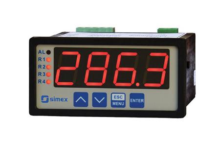 SRP-94-1841-1-4-001 Simex LED Digital Panel Multi-Function Meter for Current, Voltage, 43mm x 90.5mm