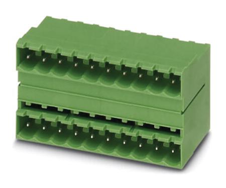 1938948 Phoenix Contact, 5.08mm Pitch, MDSTB 2.5/ 2-G1-5.08, 2 Way, Pluggable Terminal Block, Header, Solder Termination,