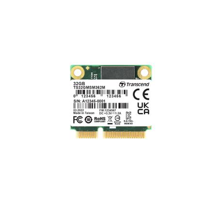 TS32GMSM362M 32GB, mSATA mini SSD, SATA3, MLC WD-15