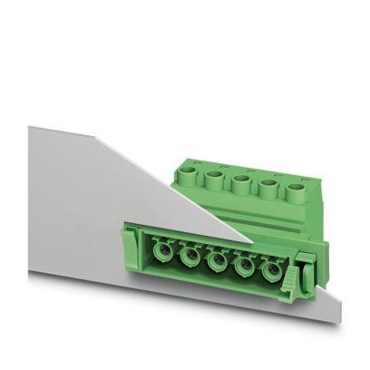 1703713 Phoenix Contact, 10.16mm Pitch, DFK, 4 Way, , Pluggable Terminal Block, Feed Through Plug, Screw, Screw Termination,