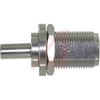 172106 connector,rf coaxial,n bulkhead crimp jack,rear mount,for rg58,141,LMR195,50ohm