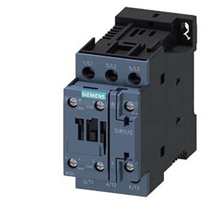 3RT2025-1HA40 Siemens 3RT2 Contactor, 12 V Coil, 3-Pole, 11 kW 12 V, 3 NO