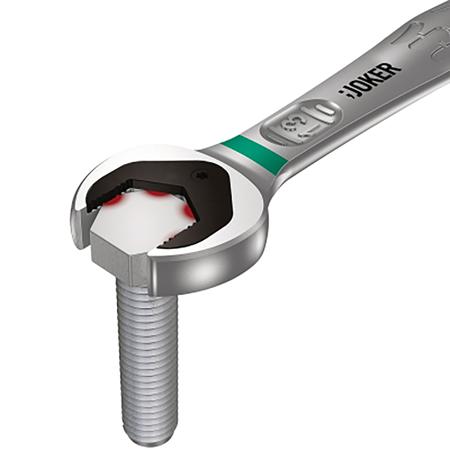 05020065001 Wera 10 mm Combination Ratchet Spanner, Open End, Ring
